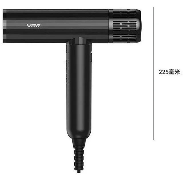 سشوار وی جی آر مدل V-427 با موتور ۱۱۰۰۰۰ دور و متمرکزکننده