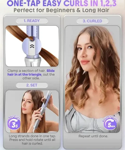 فرکننده مو شیگلم مدل One Touch Airflow Styler سایز 25 میلی‌متر