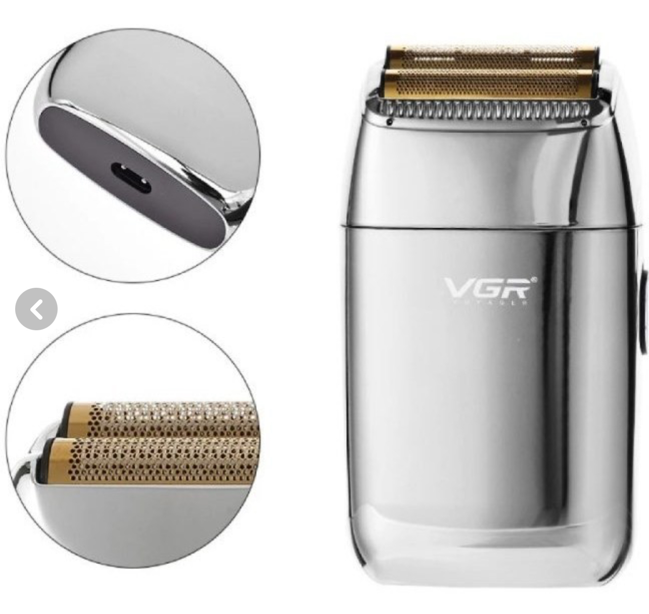 ماشین اصلاح وی جی آر مدل V-399 با تکنولوژی برش مستقیم و ضد آب