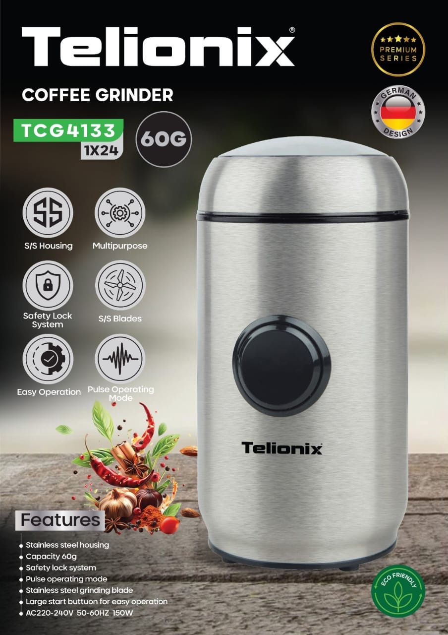 آسیاب 60 گرمی ادویه جات تلیونیکس مدل TCG4133