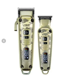 ست ماشین اصلاح وی جی آر مدل V-643 با تکنولوژی برش مستقیم و استیل ضد زنگ