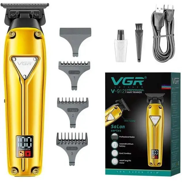 ماشین اصلاح وی جی آر مدل V-912 با تکنولوژی برش مستقیم و صفر زن